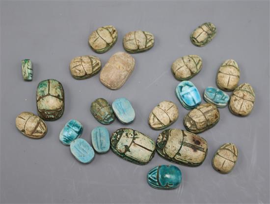 A collection of scarabs